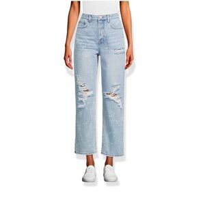 No Boundaries Juniors’ High Rise 90's Jeans straight New with Tags